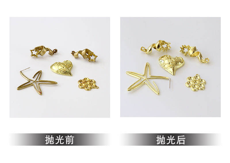 PLNP技术应用在黄铜饰品零件外表面抛光